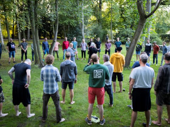 Met mannen samenzijn op een Mannen Festival